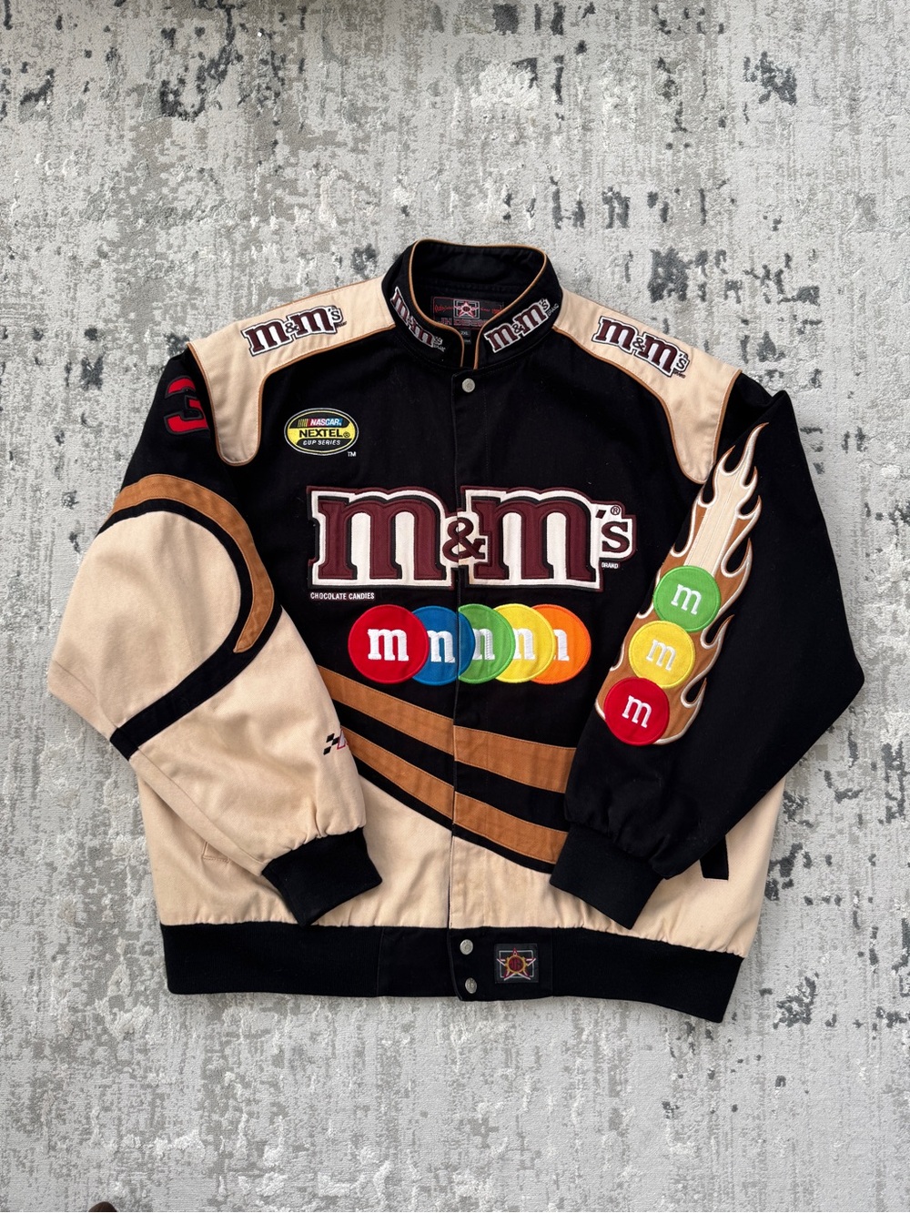 Limited Edition Vintage JH Design M&M's NASCAR Racing Jacket 2XL